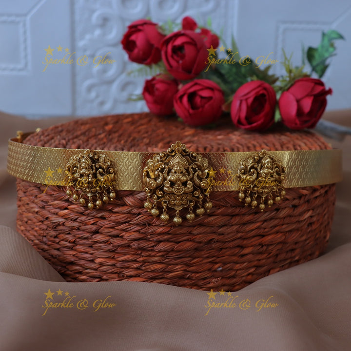 Luxurious Gold Lakshmi Hipbelt for Weddings