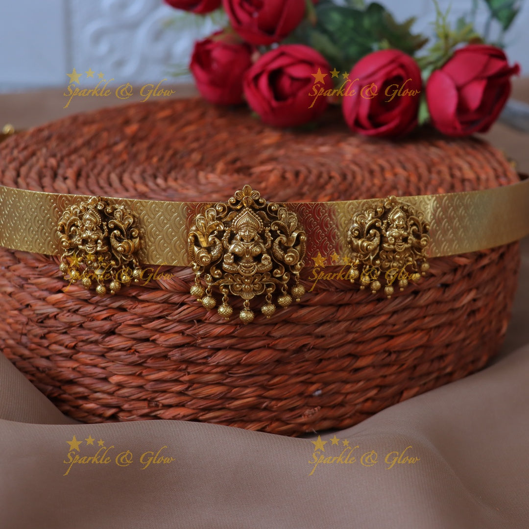 Luxurious Gold Lakshmi Hipbelt for Weddings