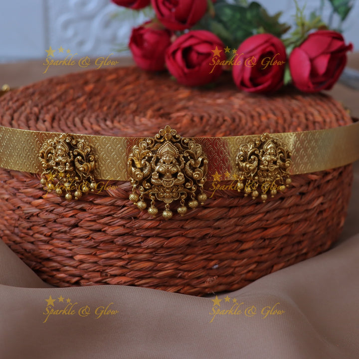 Luxurious Gold Lakshmi Hipbelt for Weddings