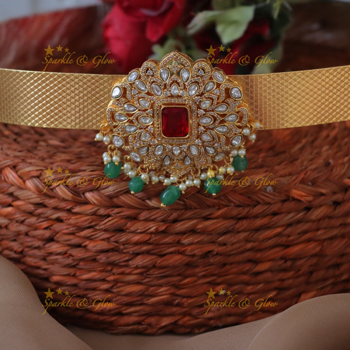 Elegant Gold-Plated Hipbelt for Weddings & Festivals