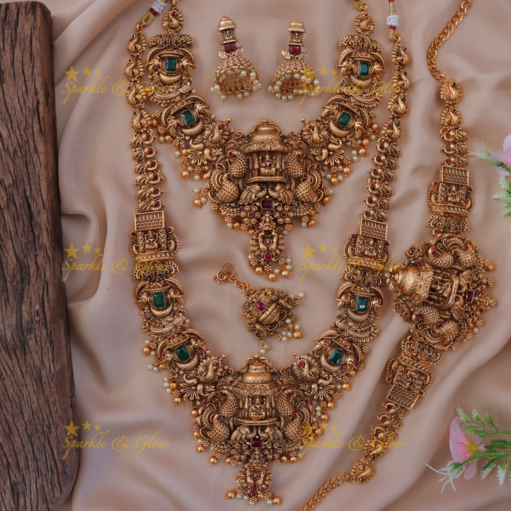 Luxurious Lakshmi Peacock Bridal Jewellery Set Online