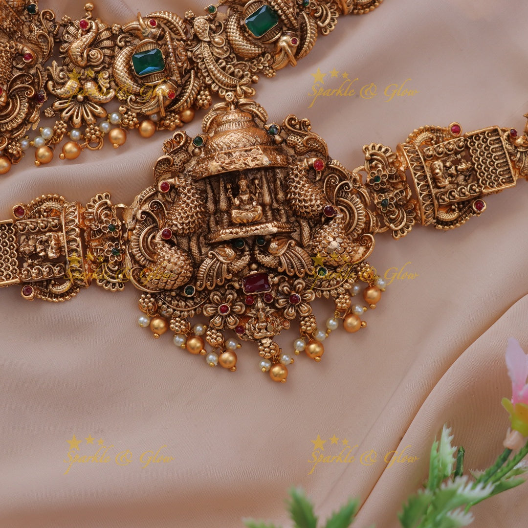 Luxurious Lakshmi Peacock Bridal Jewellery Set Online
