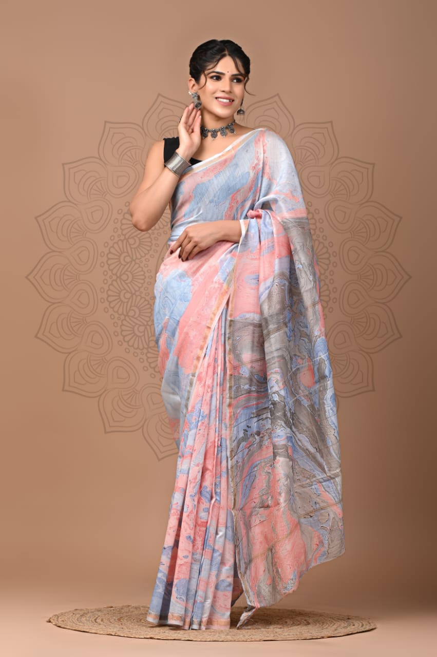 Elegant Chanderi Silk Saree - Perfect for Weddings
