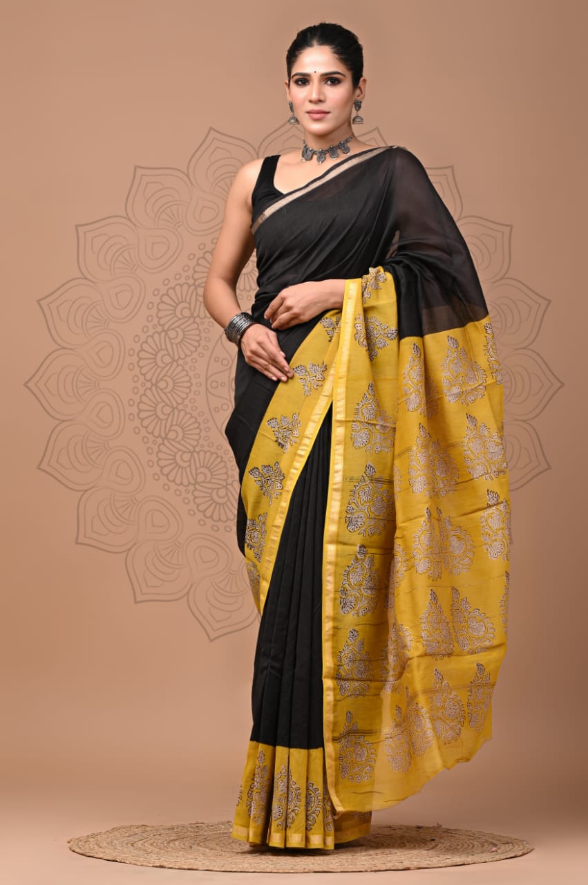 Elegant Chanderi Silk Saree - Perfect for Weddings