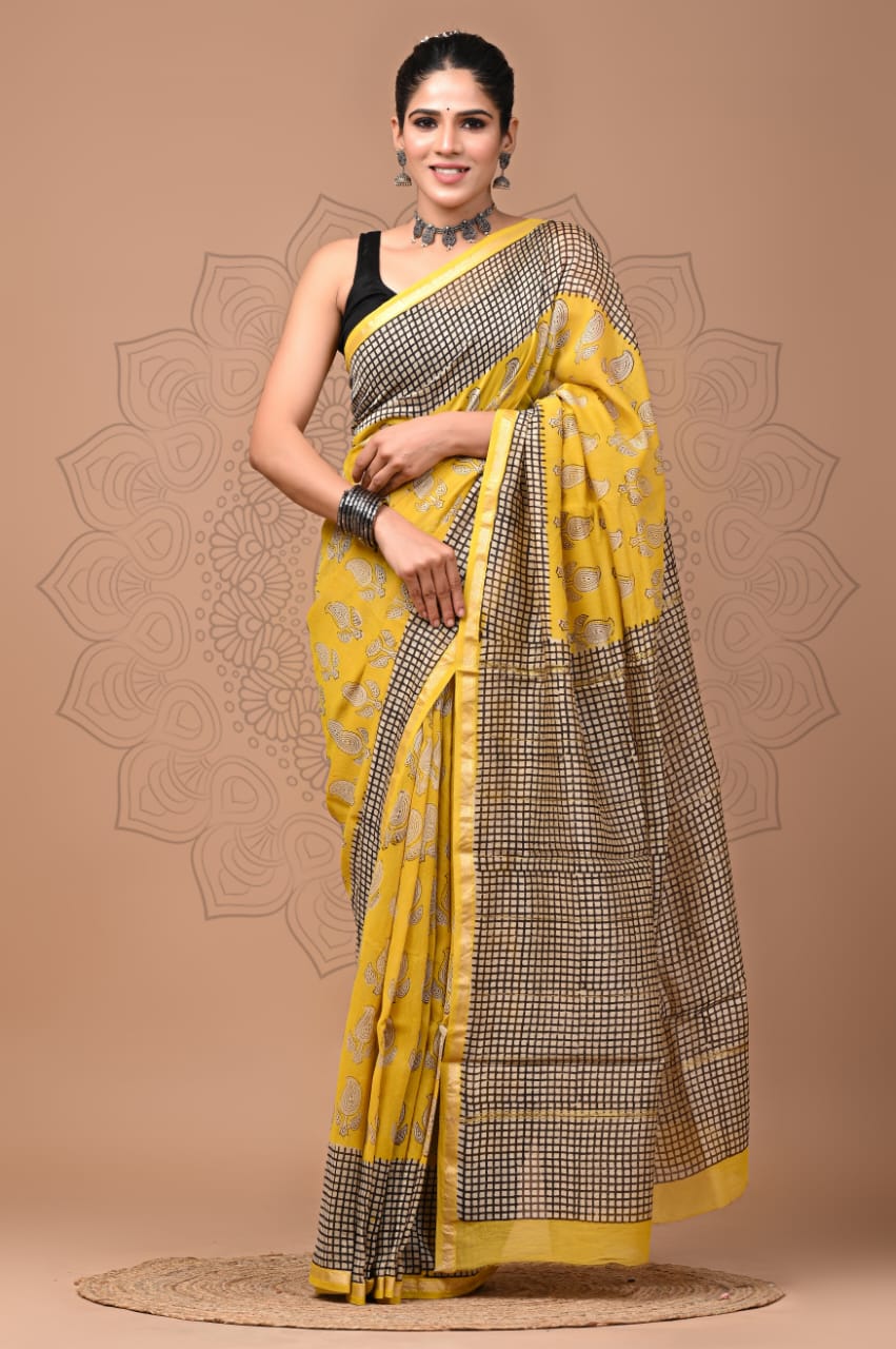 Elegant Chanderi Silk Saree - Perfect for Weddings