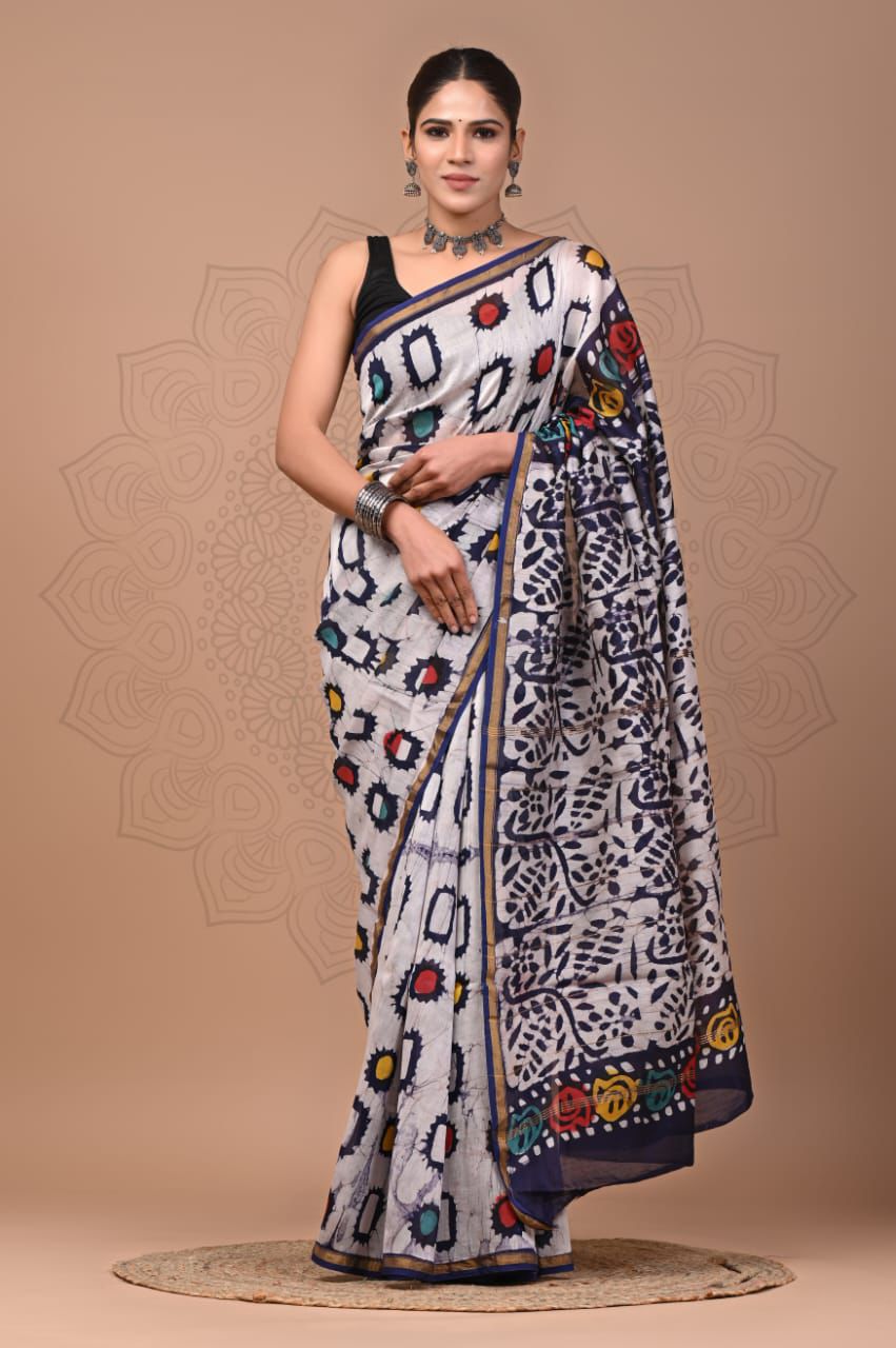 Elegant Chanderi Silk Saree - Perfect for Weddings