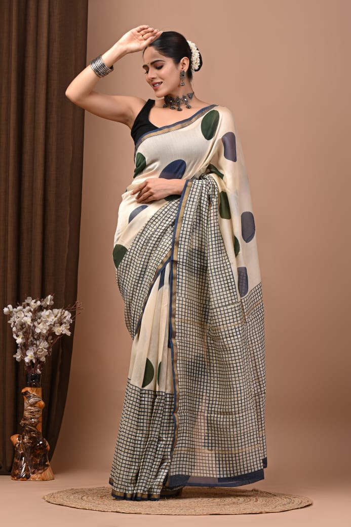 Elegant Chanderi Silk Saree - Perfect for Weddings