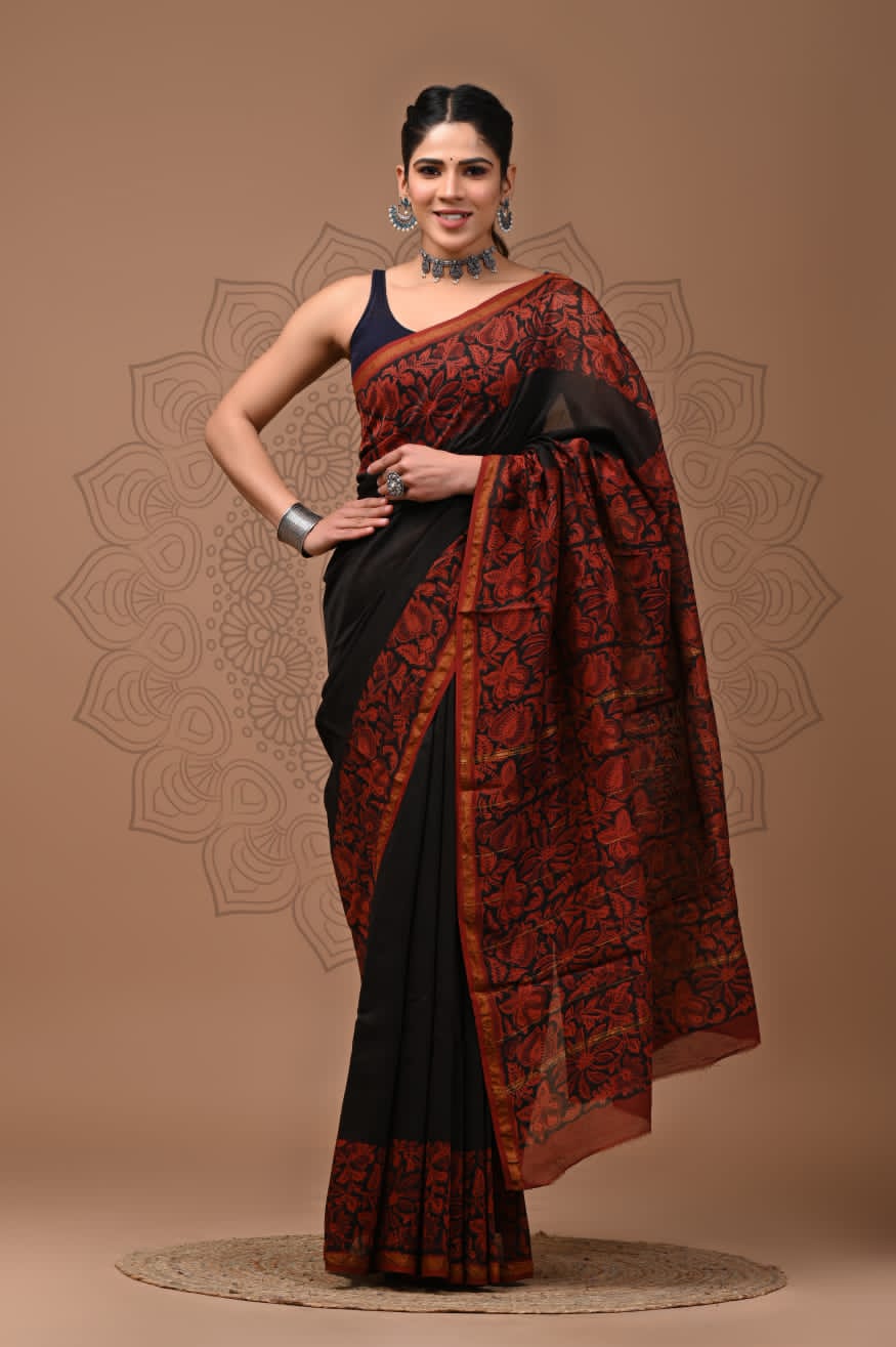 Elegant Chanderi Silk Saree - Perfect for Weddings