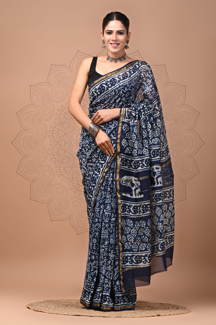 Elegant Chanderi Silk Saree - Perfect for Weddings