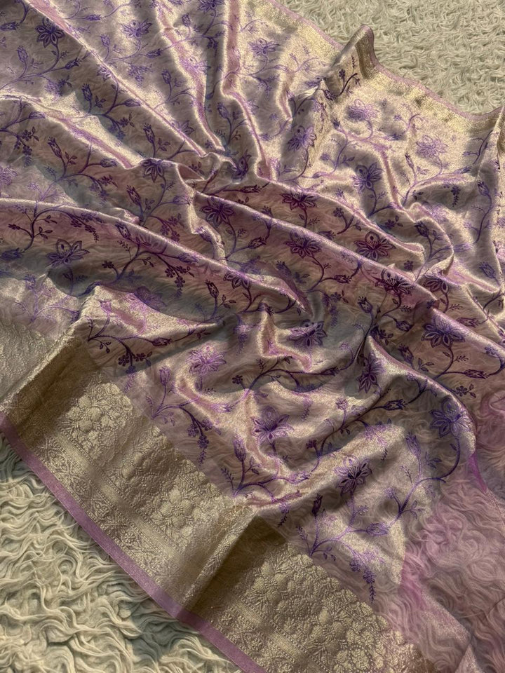 Elegant Premium Tissue Banarasi Saree for Special Occasions