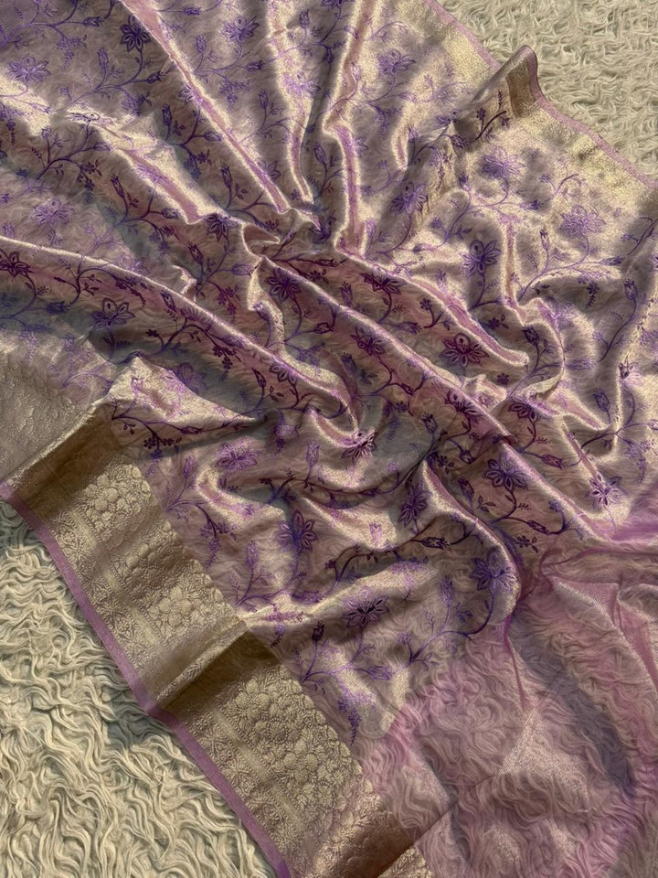 Elegant Premium Tissue Banarasi Saree for Special Occasions