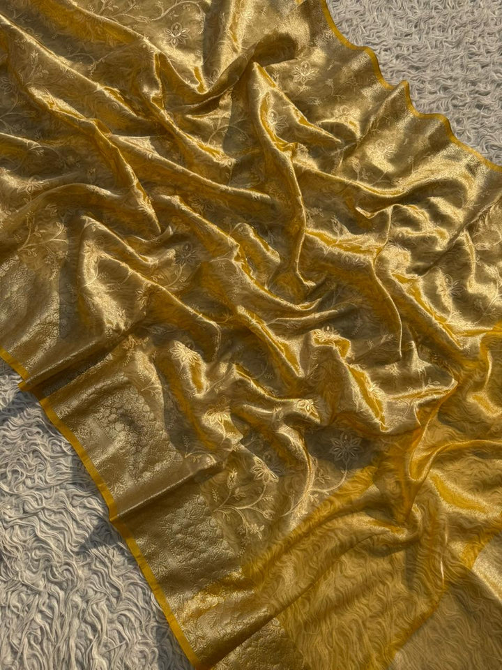 Elegant Premium Tissue Banarasi Saree for Special Occasions