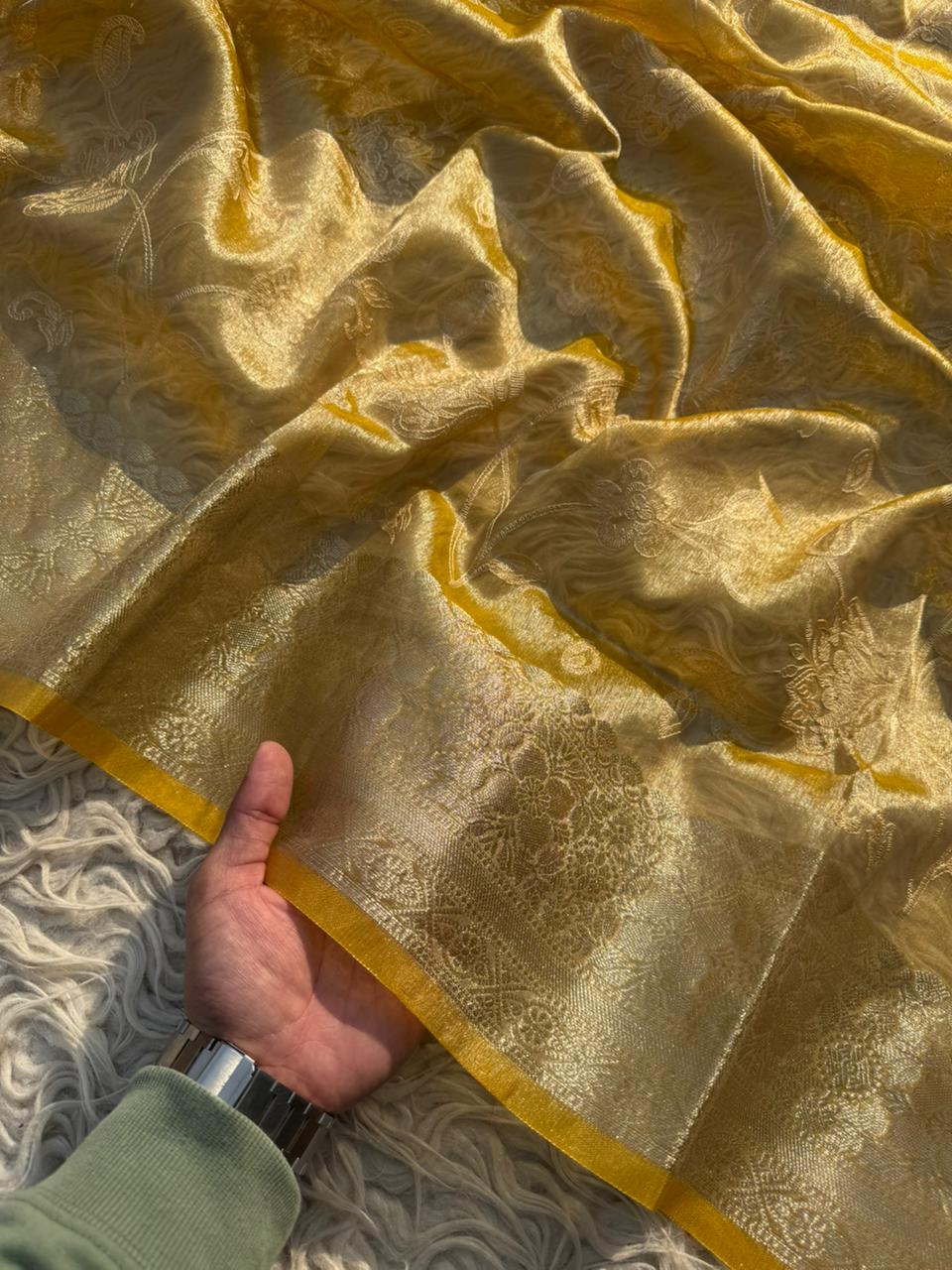 Elegant Premium Tissue Banarasi Saree for Special Occasions