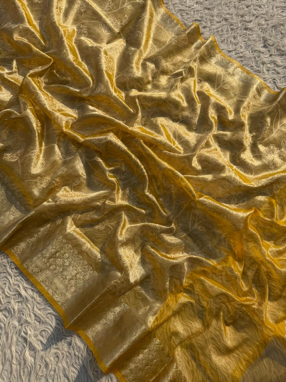 Elegant Premium Tissue Banarasi Saree for Special Occasions