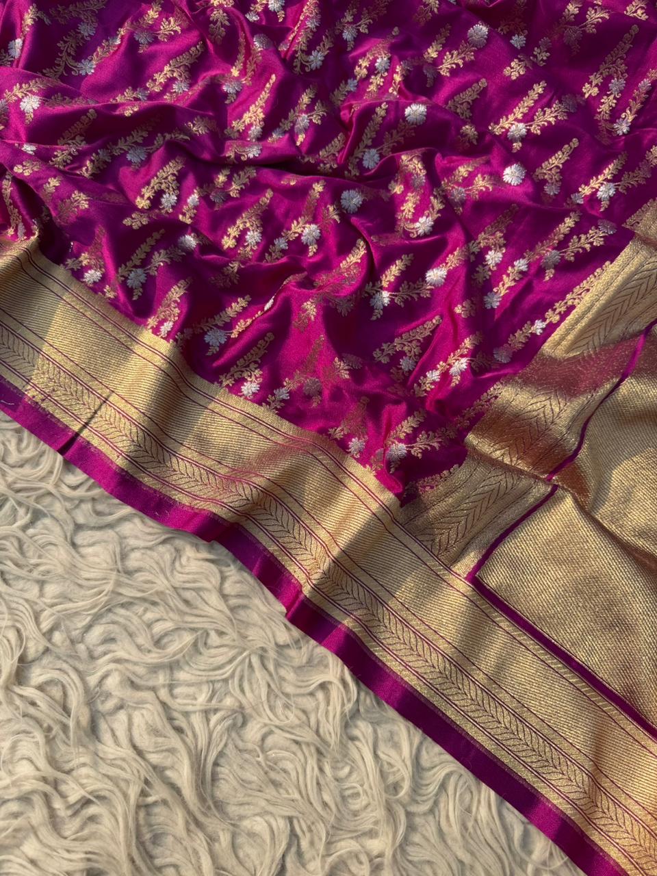 Exquisite Mashru Silk Saree - Festive Elegance Redefined