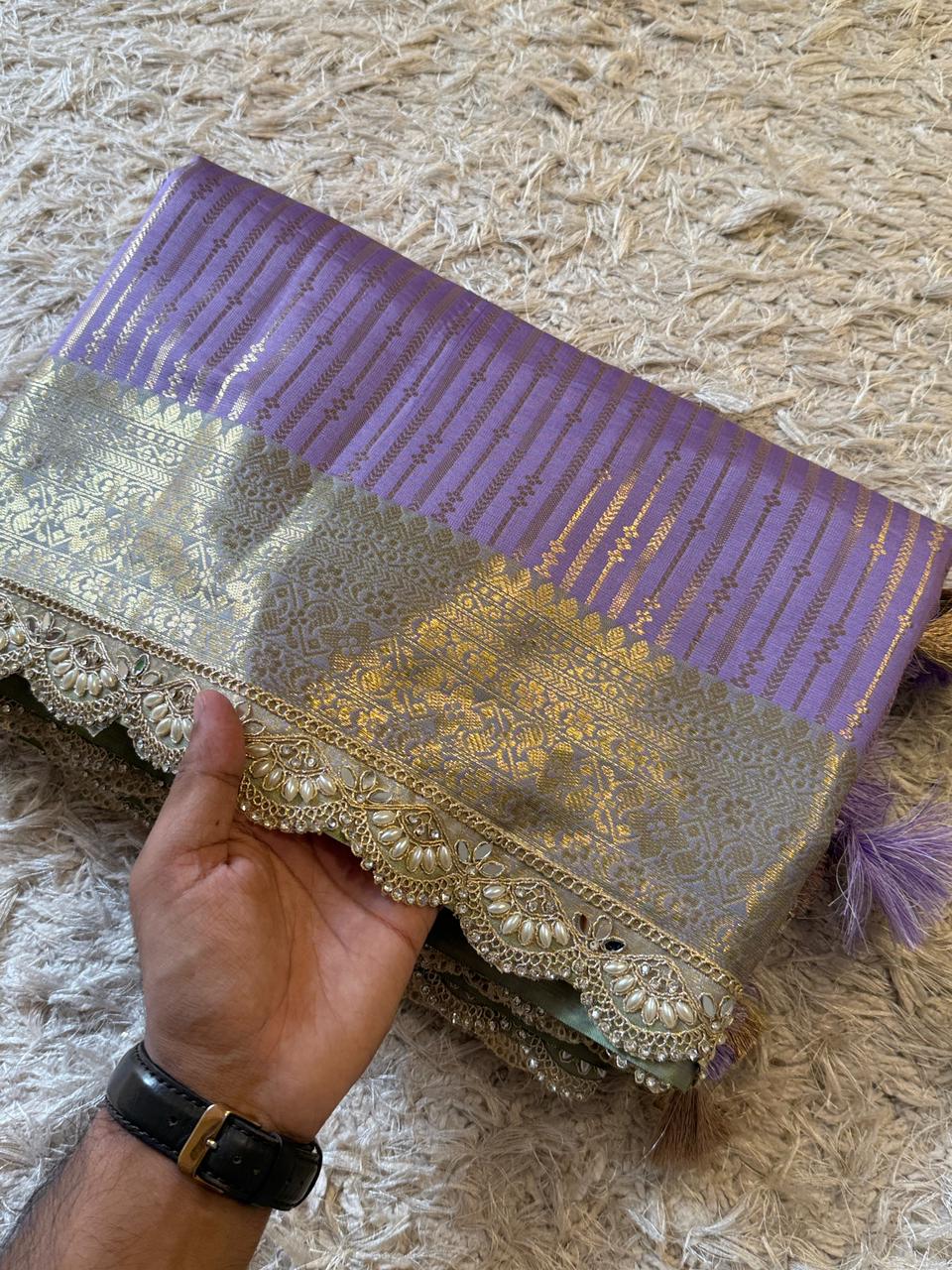 Exquisite Banarasi Silk Saree - Elegant Festive Attire