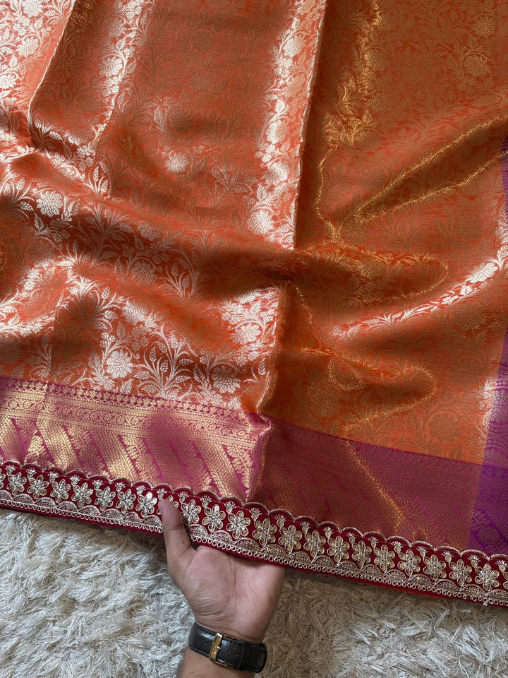 Luxurious Banarasi Kanjivaram Saree - Festive Collection