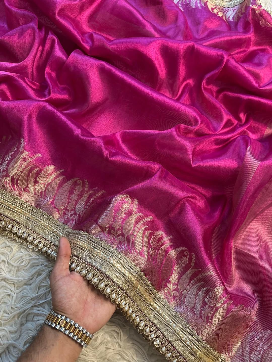 Exquisite Banarasi Tissue Saree - Luxury Redefined