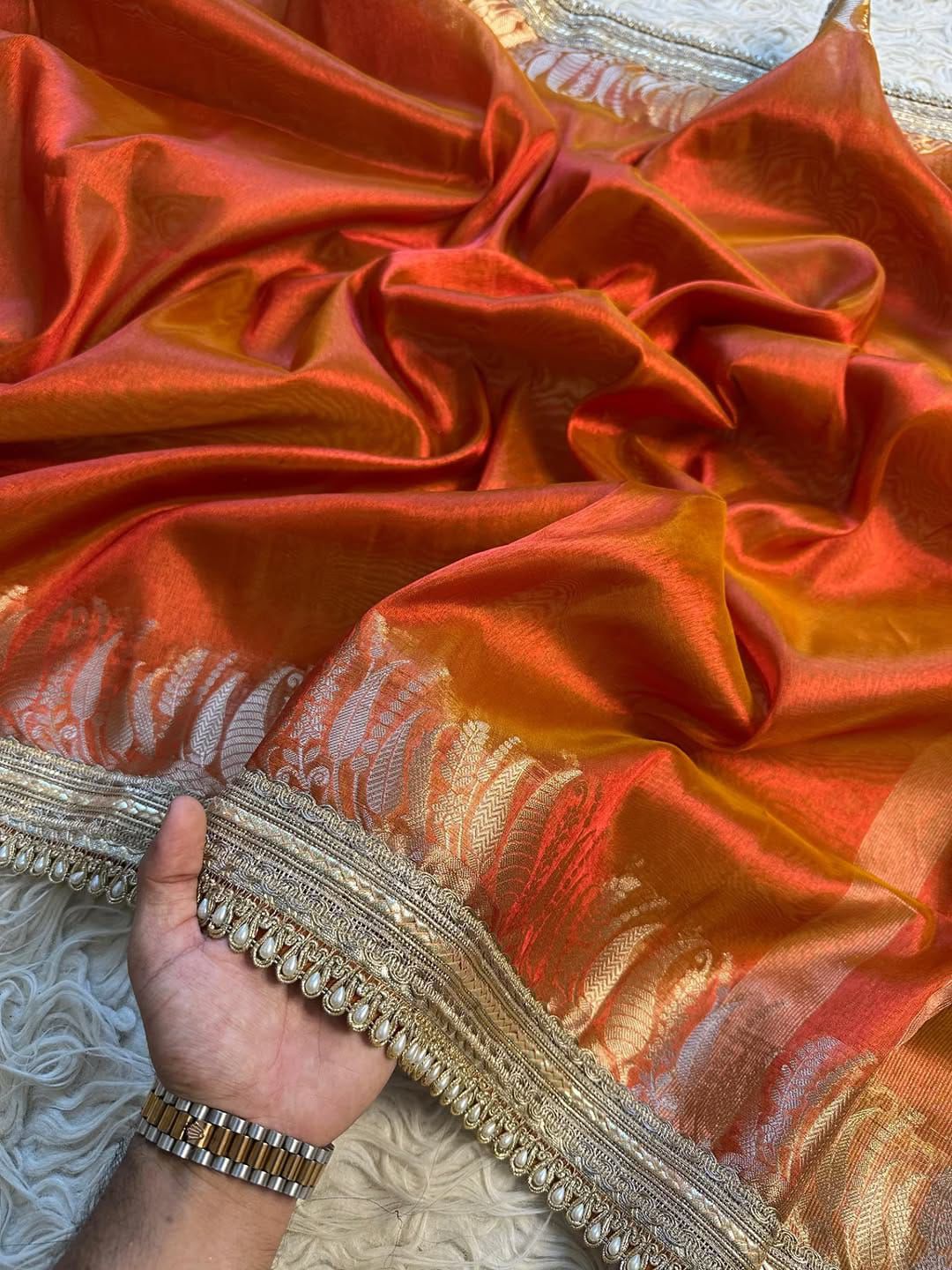 Exquisite Banarasi Tissue Saree - Luxury Redefined