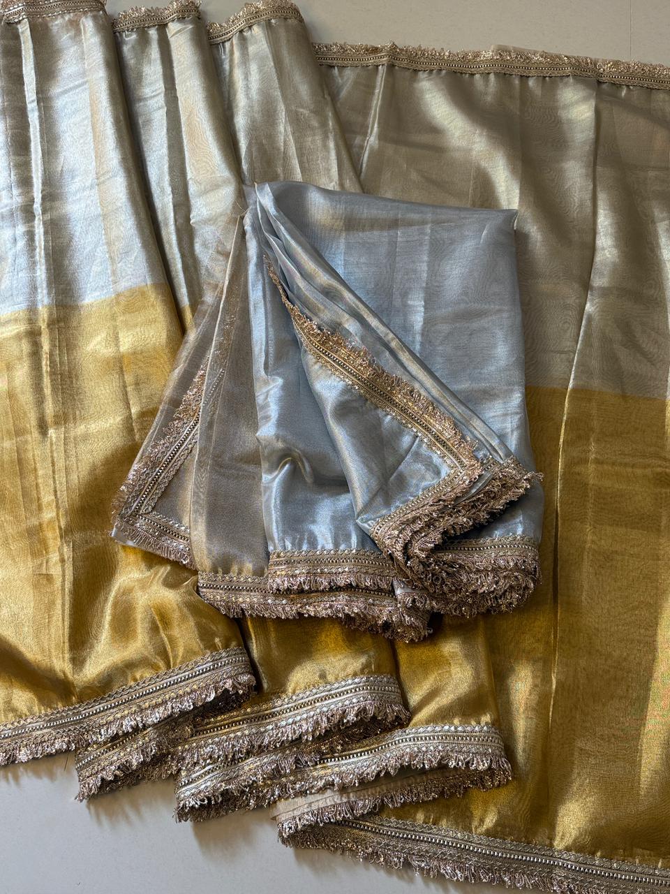 Premium Tissue Banarasi Saree for Weddings & Festivals