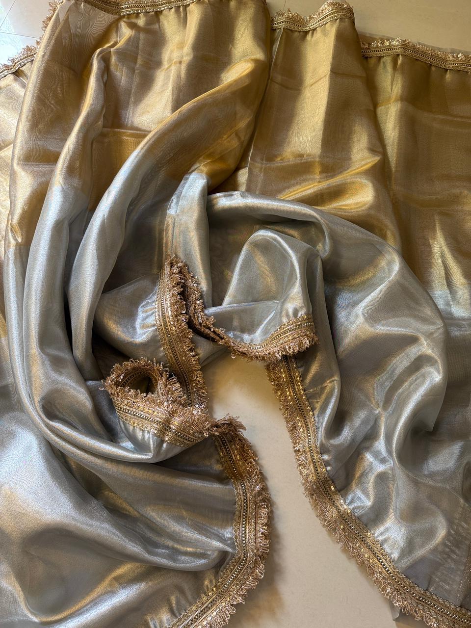 Premium Tissue Banarasi Saree for Weddings & Festivals