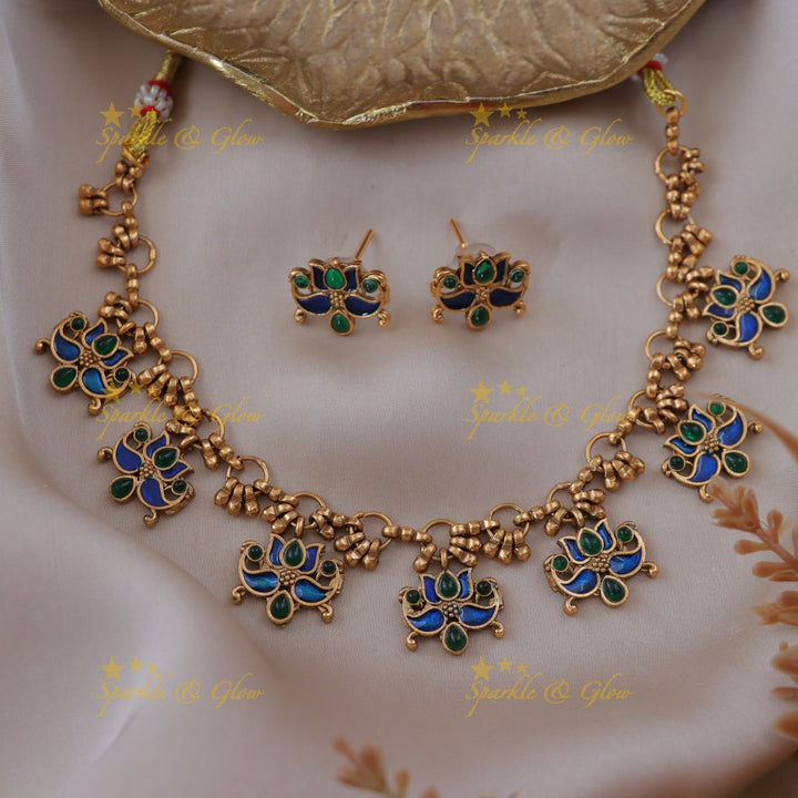 Exquisite Gold Plated Festive Necklace for Celebrations