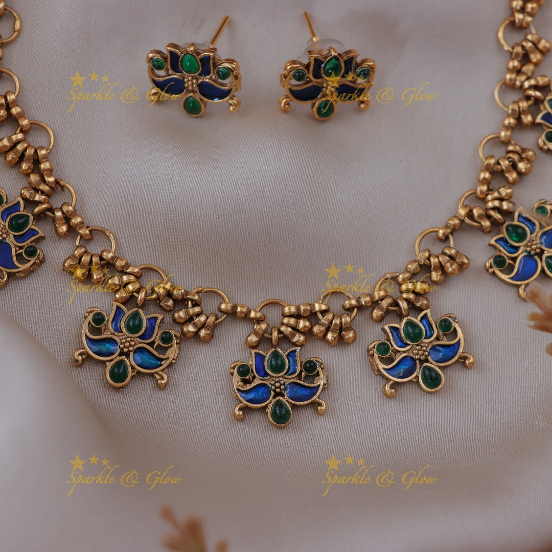 Exquisite Gold Plated Festive Necklace for Celebrations