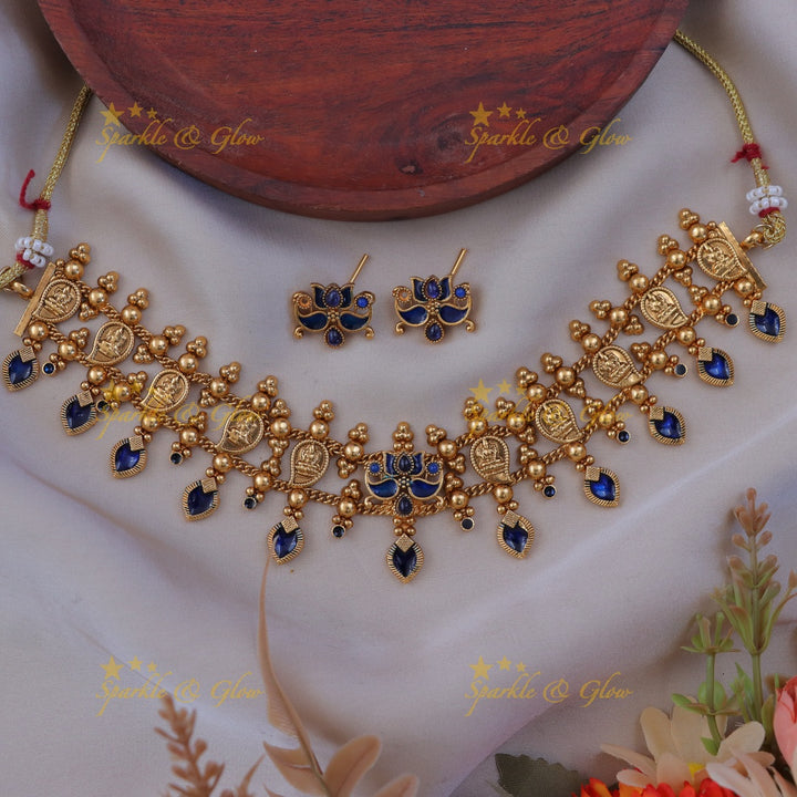 Exquisite Lakshmi Mango Necklace for Timeless Elegance