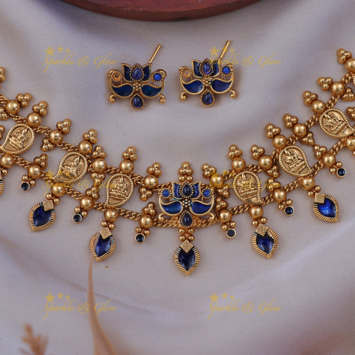 Exquisite Lakshmi Mango Necklace for Timeless Elegance