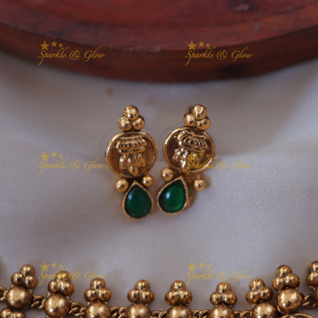 Traditional Lakshmi Coin Necklace for Weddings