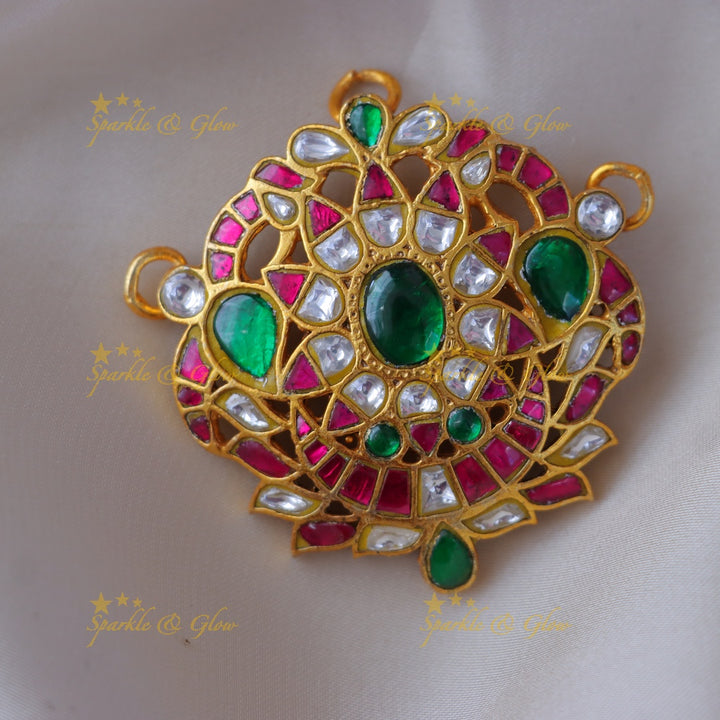 Exquisite Jadau Necklace Set /Tikka / Pendant  for Bridal Elegance