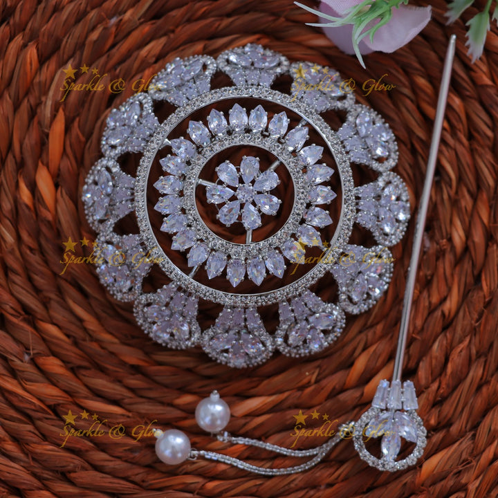 Stone Leaf Hair Accessory - Elegance Redefined