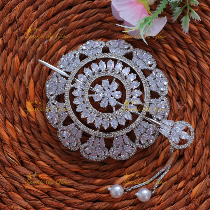 Stone Leaf Hair Accessory - Elegance Redefined