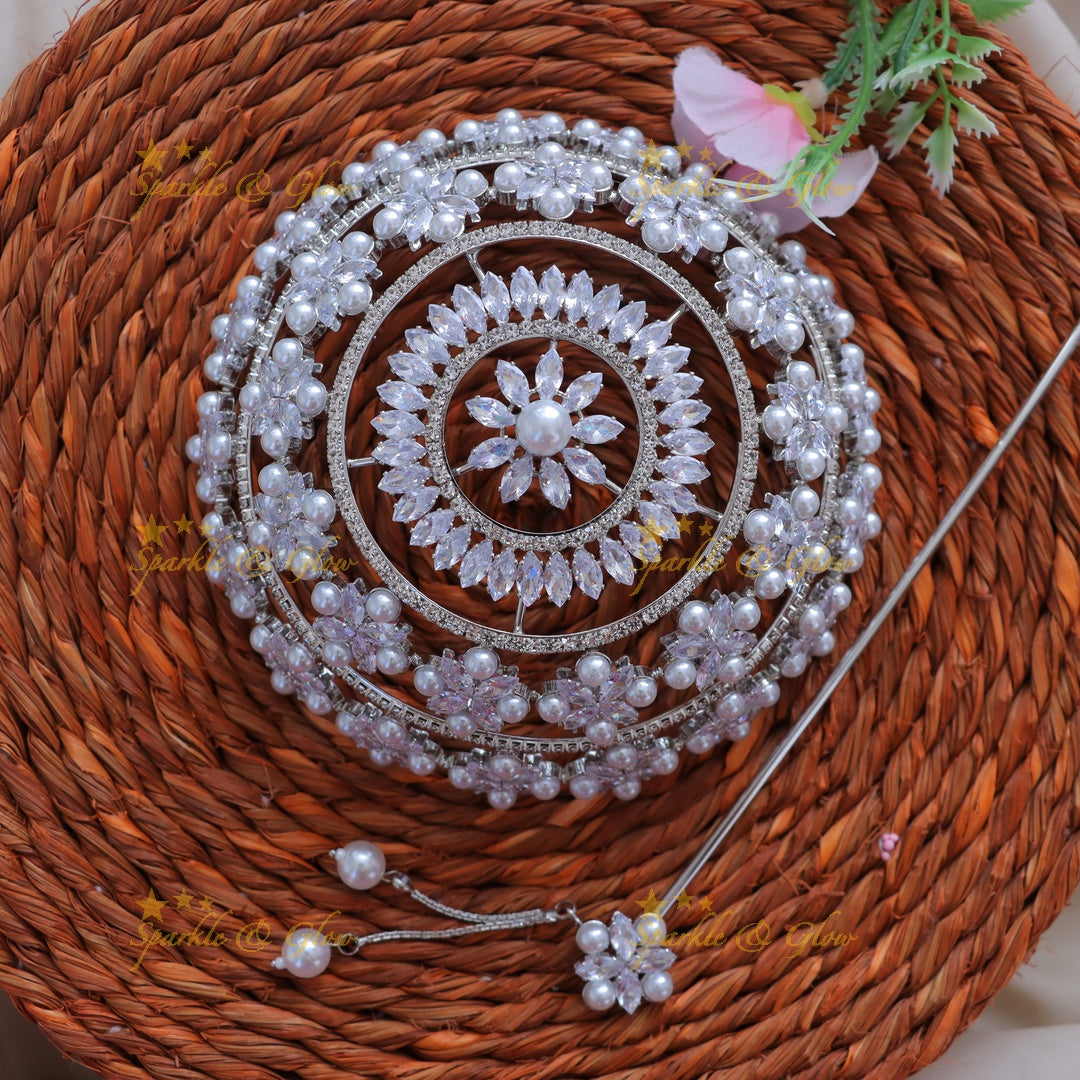 Exquisite Floral Bun Pin for Elegant Hairstyles