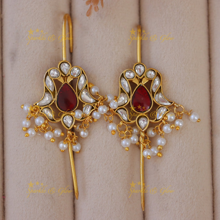 Exquisite Gold Parrot Ear Cuff - Perfect for Festive Wear