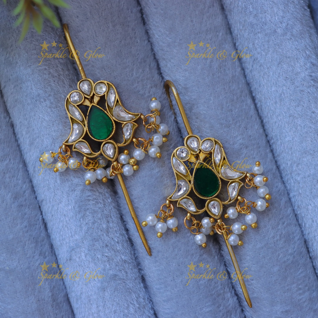 Exquisite Gold Parrot Ear Cuff - Perfect for Festive Wear