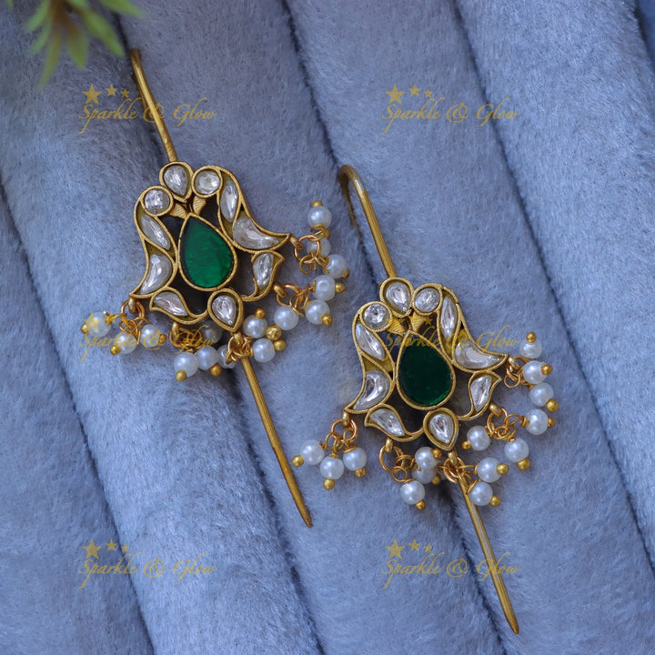 Exquisite Gold Parrot Ear Cuff - Perfect for Festive Wear