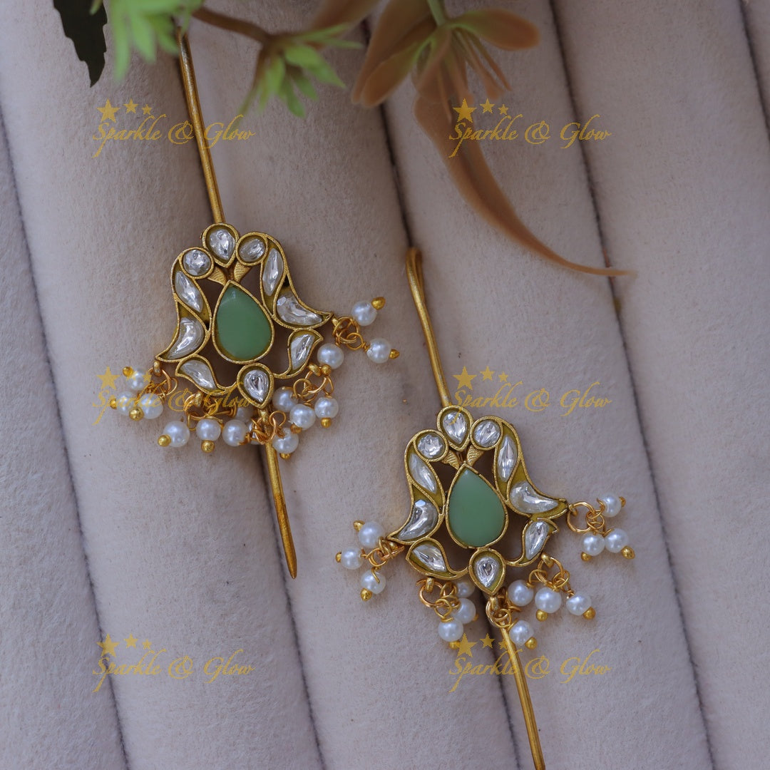 Exquisite Gold Parrot Ear Cuff - Perfect for Festive Wear