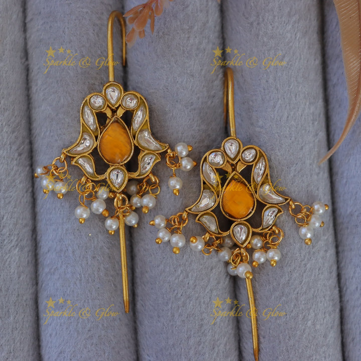 Exquisite Gold Parrot Ear Cuff - Perfect for Festive Wear