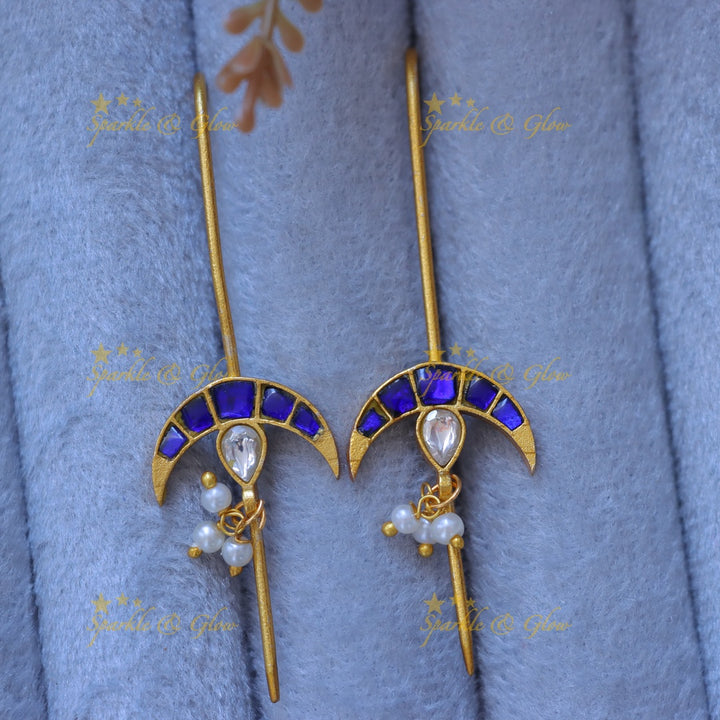 Elegant Half Moon Pearl Ear Cuff | New Arrival