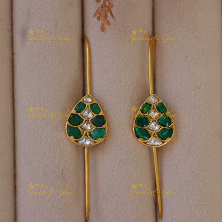 Gold Earcuff Earrings for Weddings and Festivities