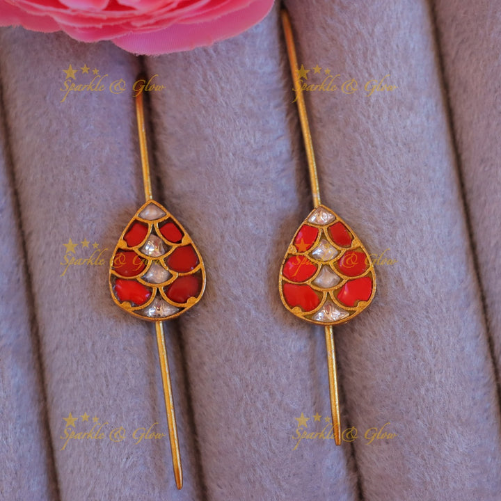 Gold Earcuff Earrings for Weddings and Festivities