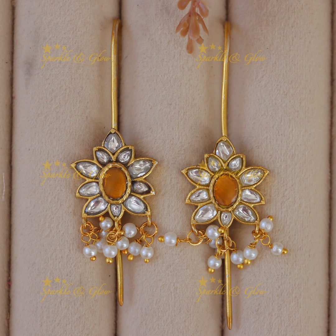 Elegant Floral Pearl Earrings for a Stunning Look