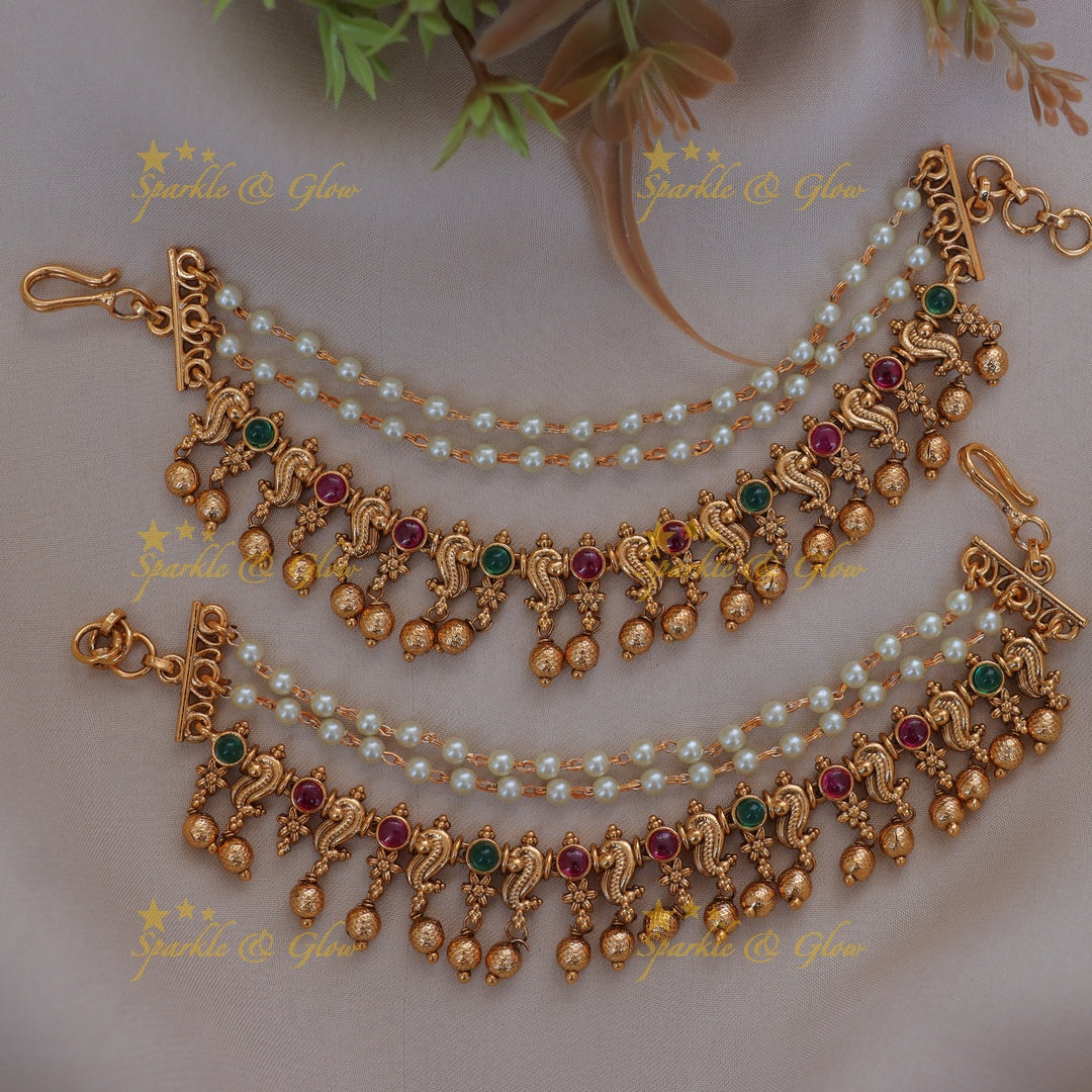 Exquisite Pearl Earchain - Intricate Design New Arrival