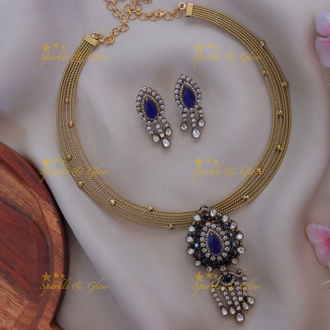 Victorian Gold Necklace - Opulent Elegance Redefined