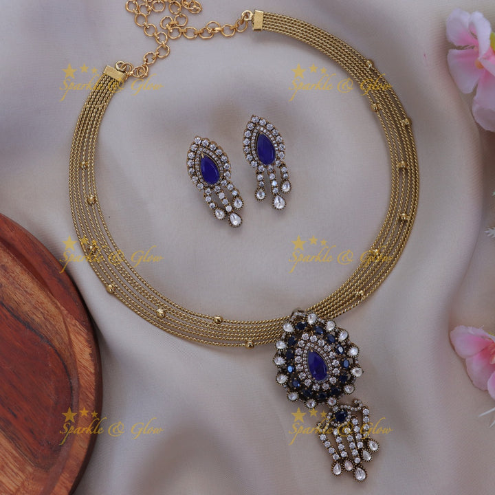 Victorian Gold Necklace - Opulent Elegance Redefined