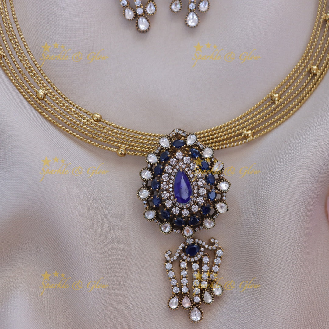 Victorian Gold Necklace - Opulent Elegance Redefined