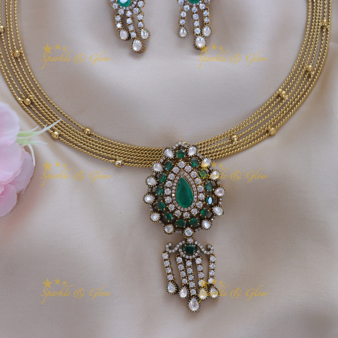 Victorian Gold Necklace - Opulent Elegance Redefined