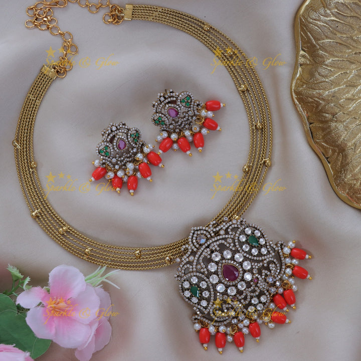 Victorian Mango Necklace - Exquisite New Arrival