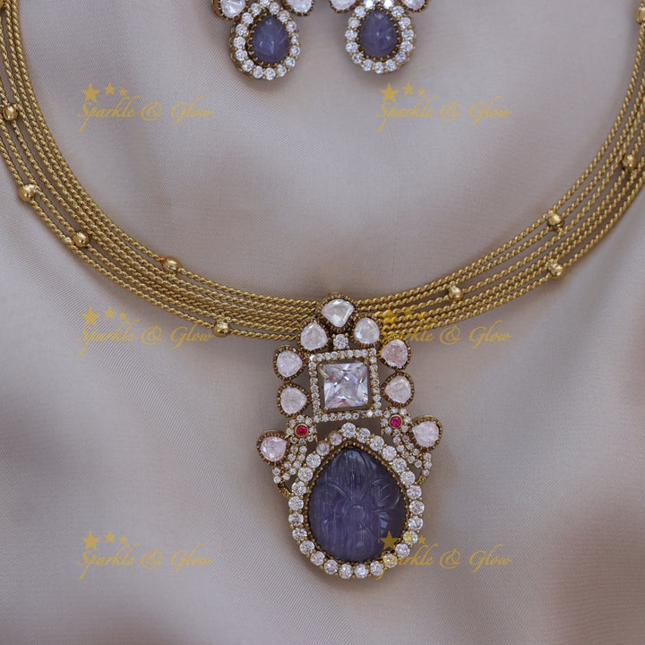 Victorian Floral Drop Necklace - Elegance Redefined